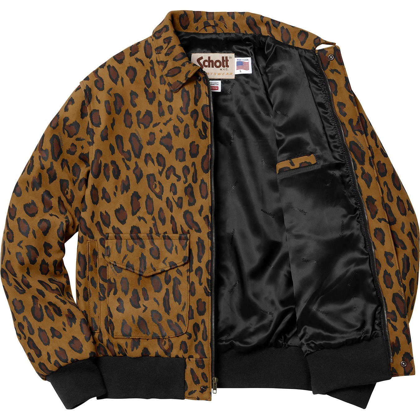 Supreme®/Schott® Suede A-2 view 2